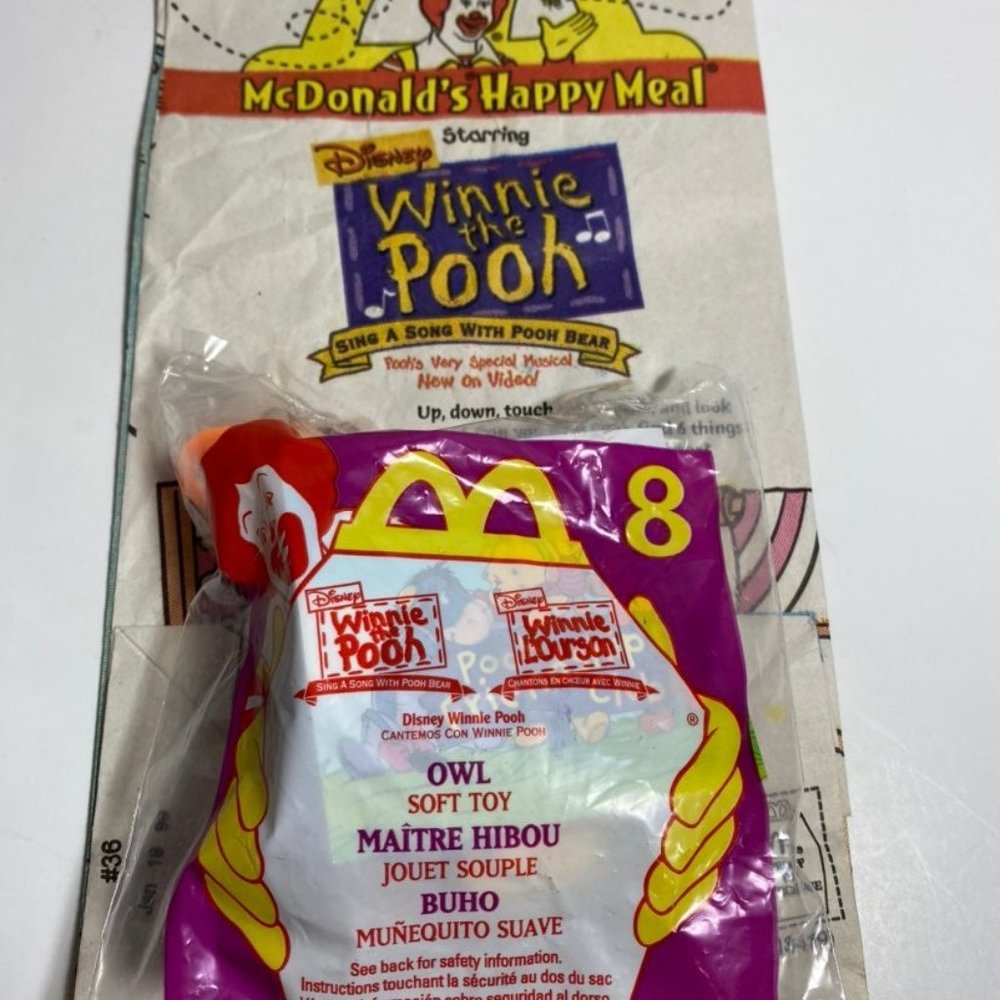 Winnie the Pooh Owl Keychain McDonalds